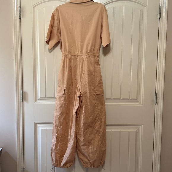 NWT Zara Women's Beige Jumpsuit - Picture 2 of 5